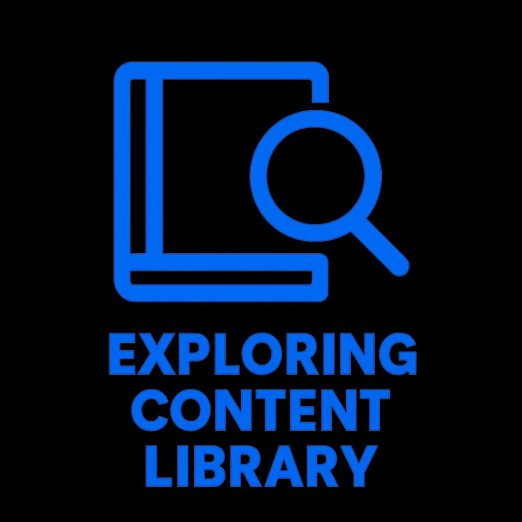 A minimalist badge symbolizing the Yos Win Content Library.