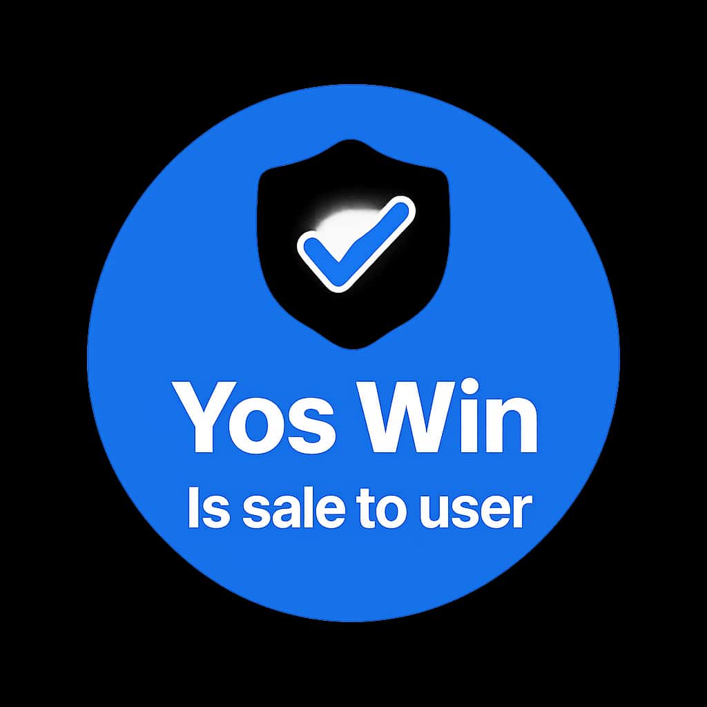 An icon illustrating the safety guidance of Yos Win.