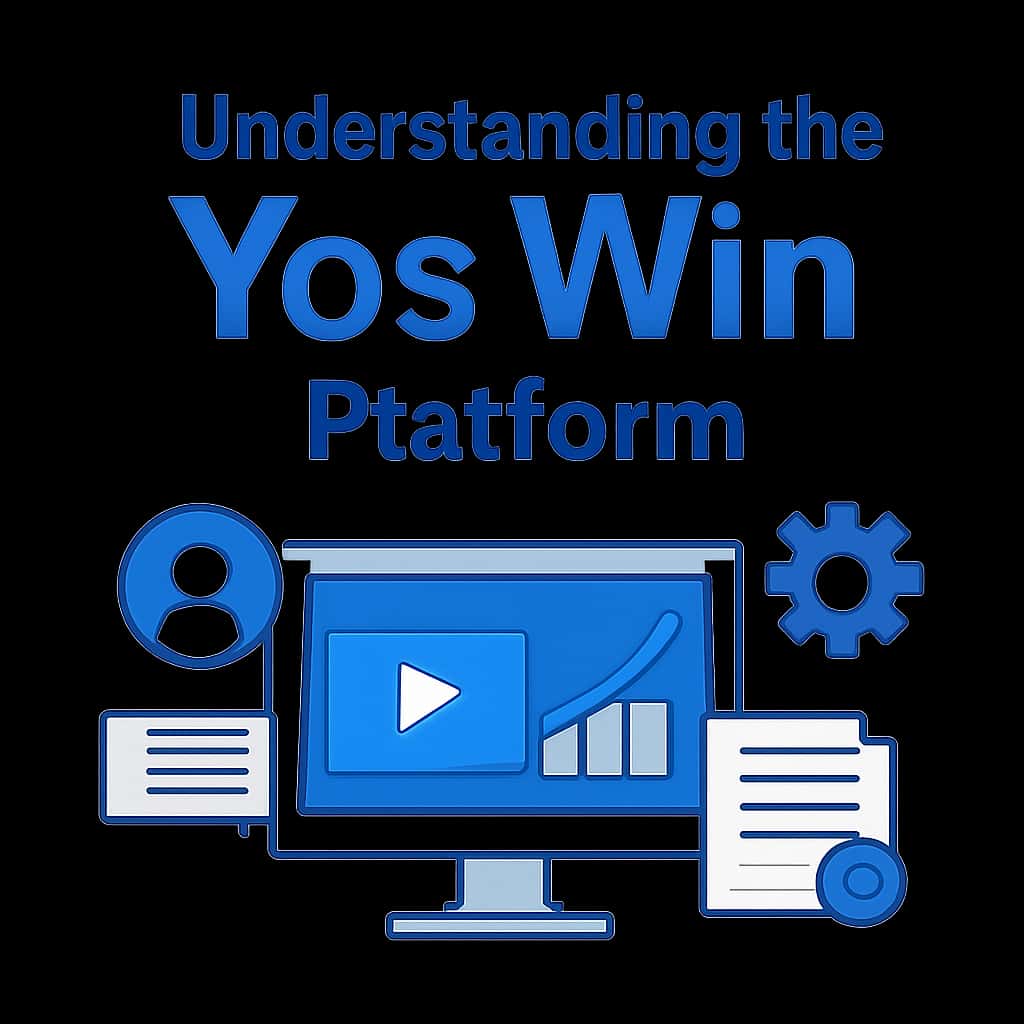 An educational diagram of Yos Win Platform functionalities.